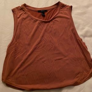 Forever 21 flowy crop tank top